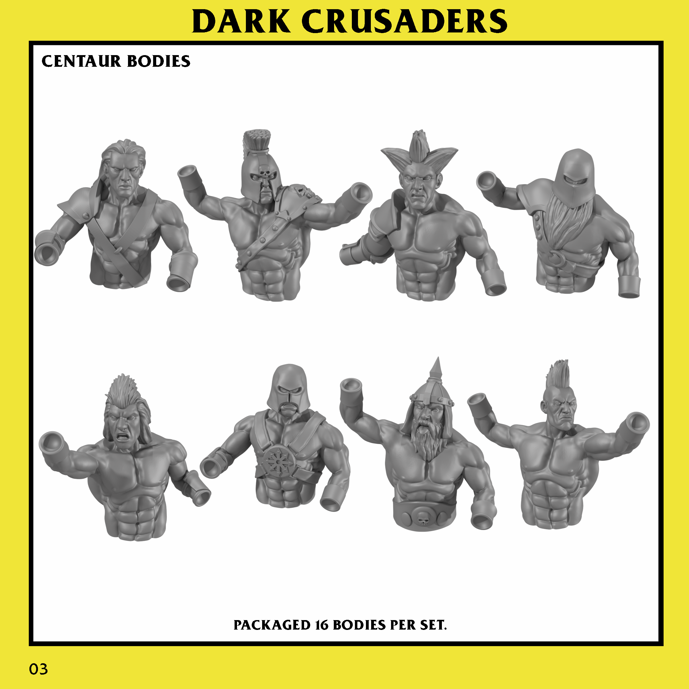 Centaurs Unit with Command Group – Dark Crusaders | Monstrous Encounters - Image 4