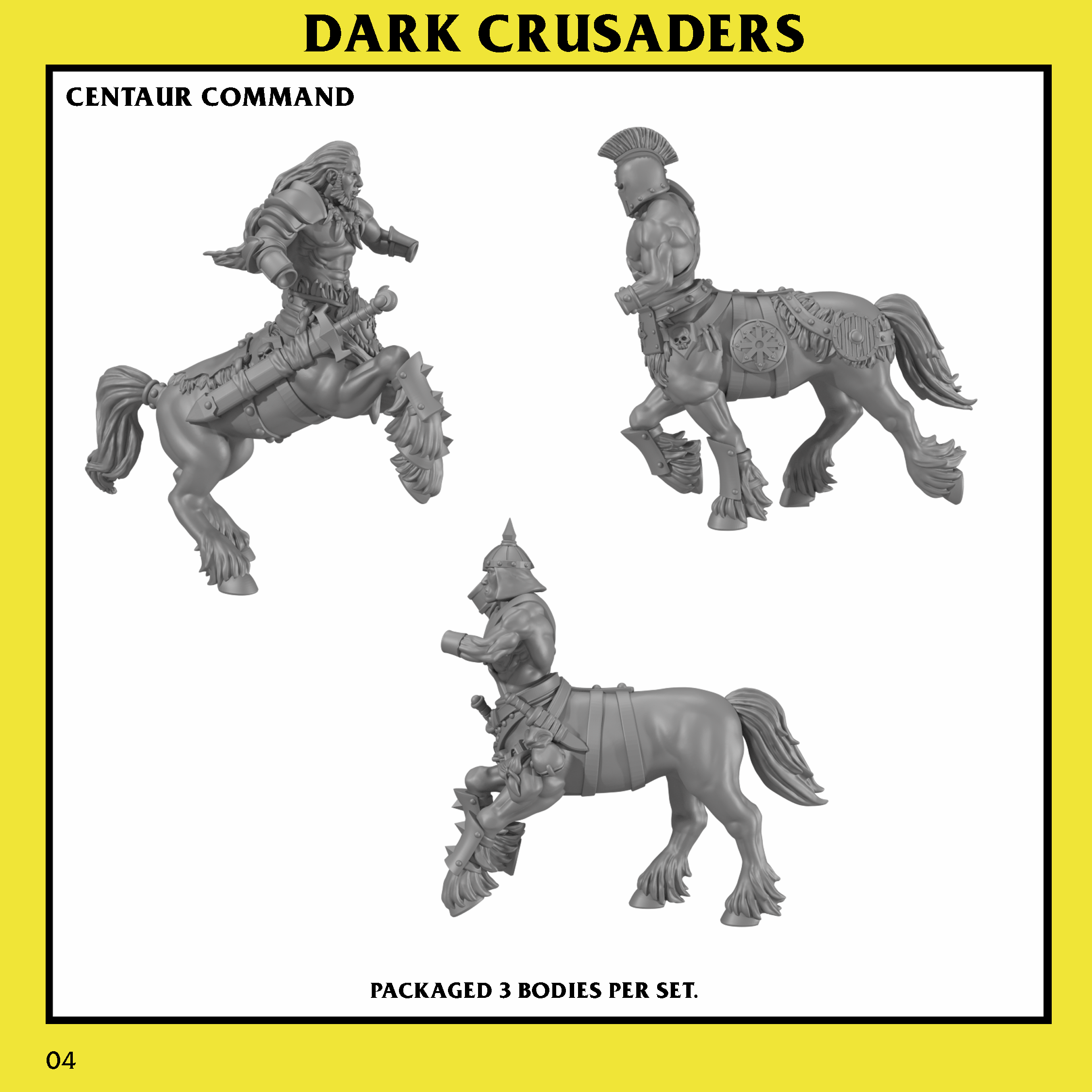 Centaurs Unit with Command Group – Dark Crusaders | Monstrous Encounters - Image 5