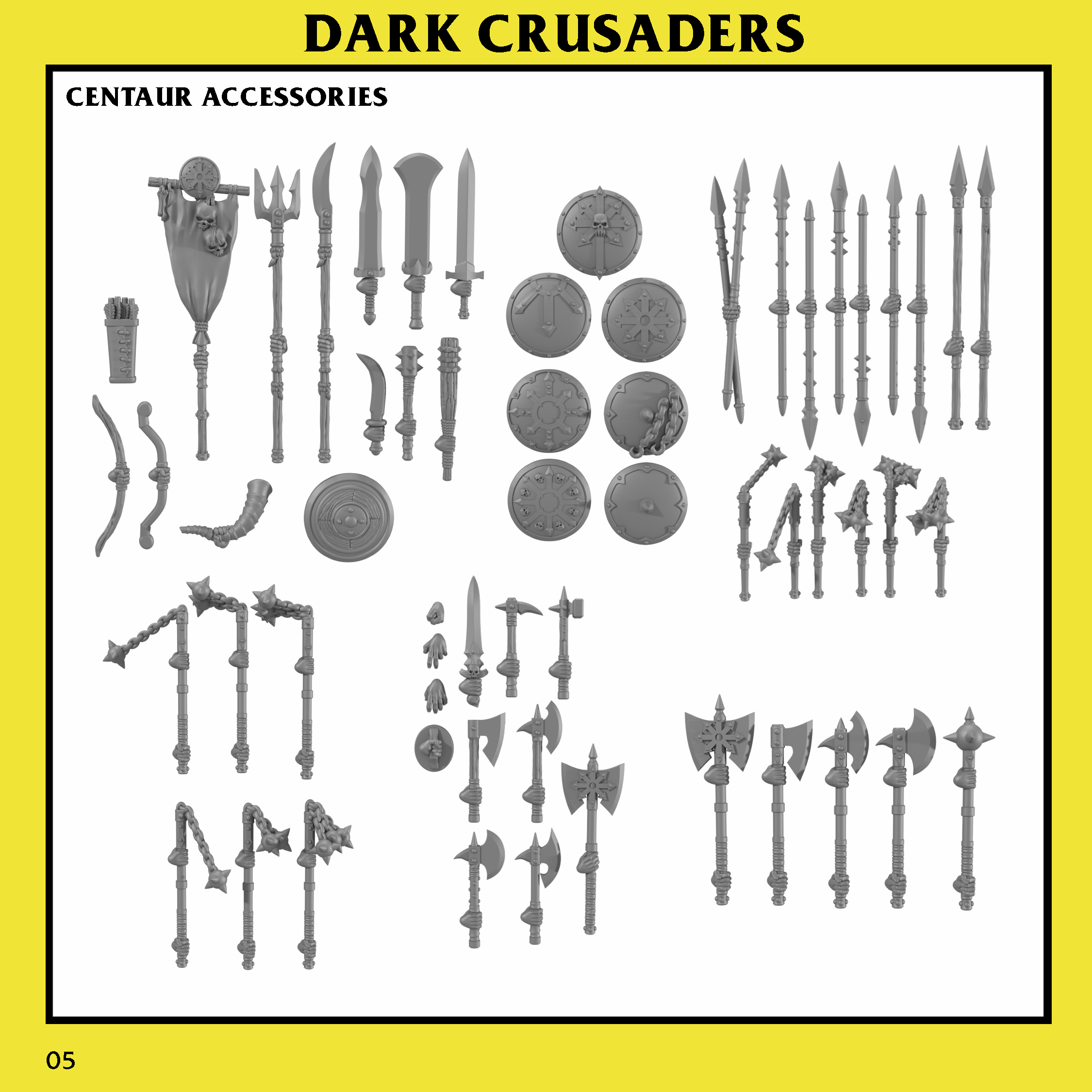 Centaurs Unit with Command Group – Dark Crusaders | Monstrous Encounters - Image 6