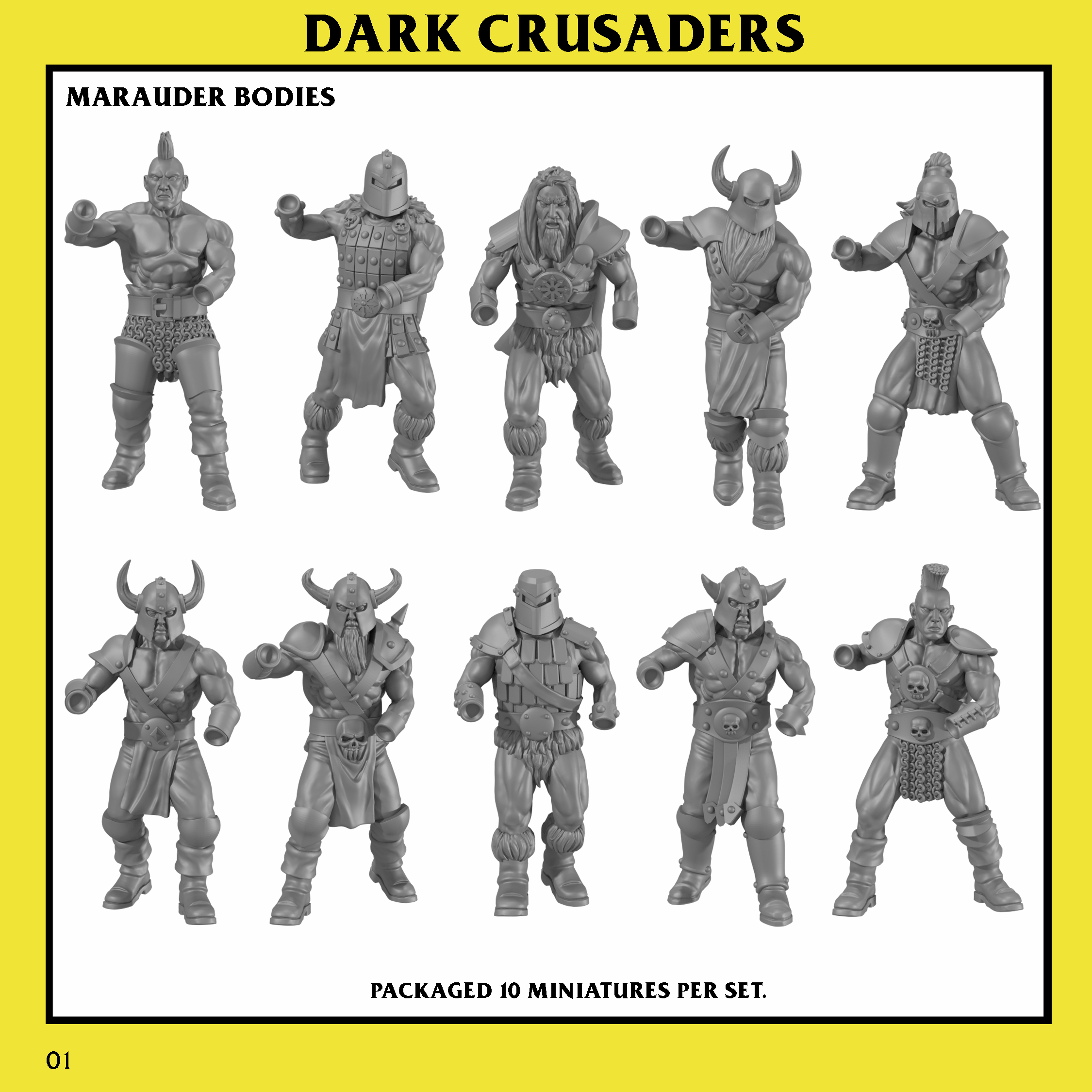 Marauders Unit with Command Group – Dark Crusaders | Monstrous Encounters - Image 3
