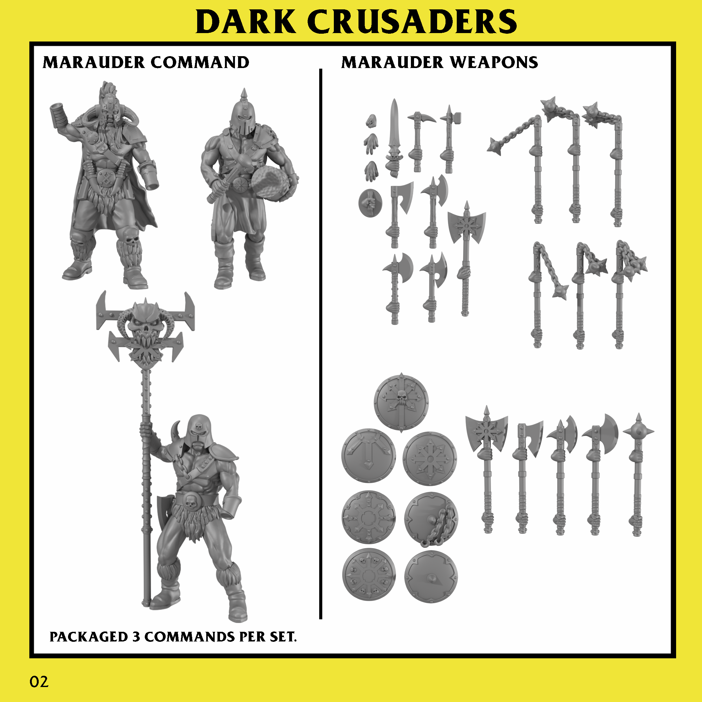 Marauders Unit with Command Group – Dark Crusaders | Monstrous Encounters - Image 4