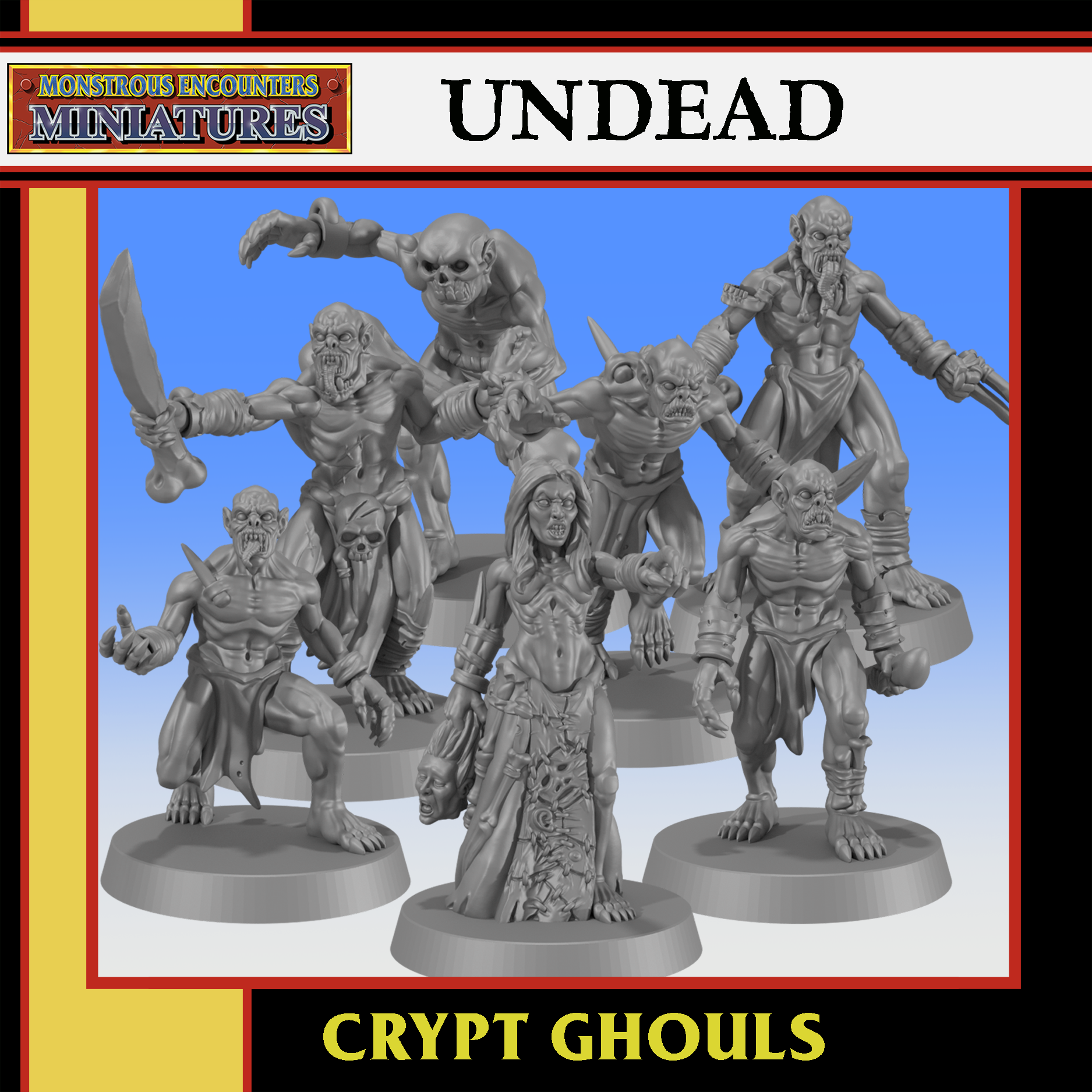 Crypt Ghouls Unit, Undead, Monstrous Encounters