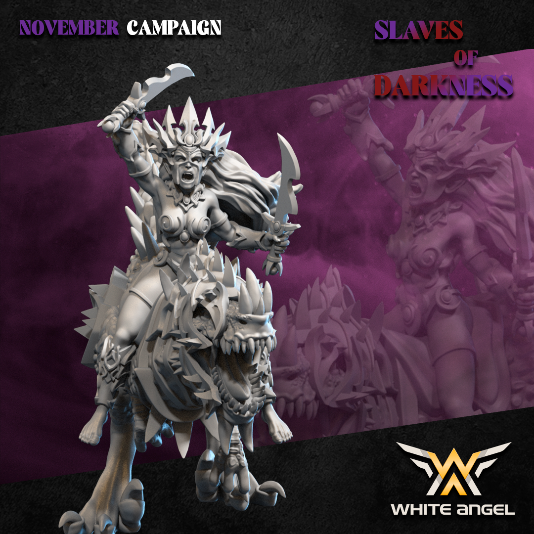Dark Sorceress, Slaves of Darkness - White Angel Miniatures - Image 3