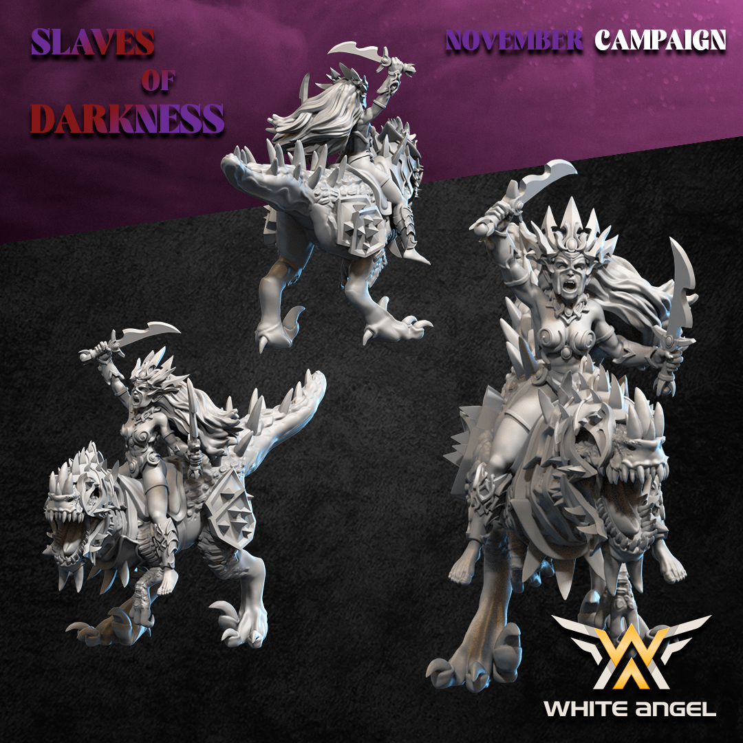 Dark Sorceress, Slaves of Darkness - White Angel Miniatures - Image 4