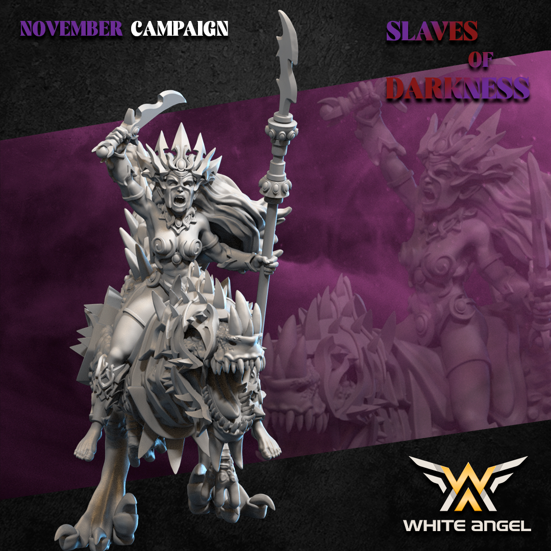 Dark Sorceress, Slaves of Darkness - White Angel Miniatures - Image 6