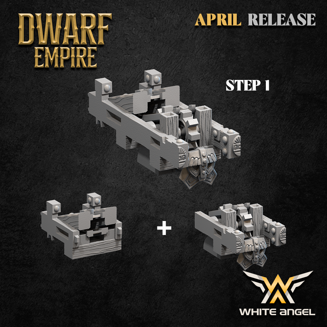 Dwarf Axe Machine, Dwarf Empire - White Angel Miniatures - Image 3