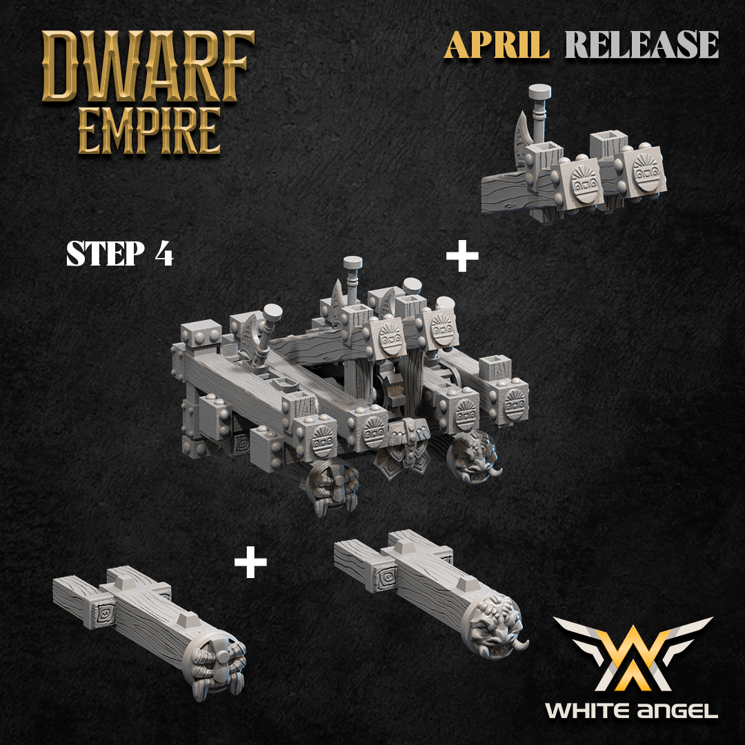Dwarf Axe Machine, Dwarf Empire - White Angel Miniatures - Image 6