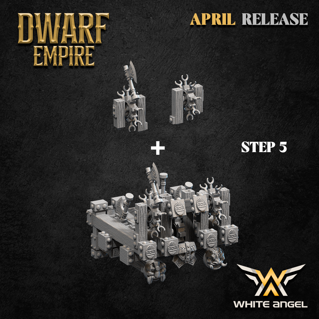 Dwarf Axe Machine, Dwarf Empire - White Angel Miniatures - Image 7