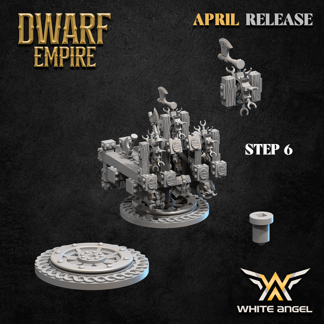 Dwarf Axe Machine, Dwarf Empire - White Angel Miniatures - Image 8