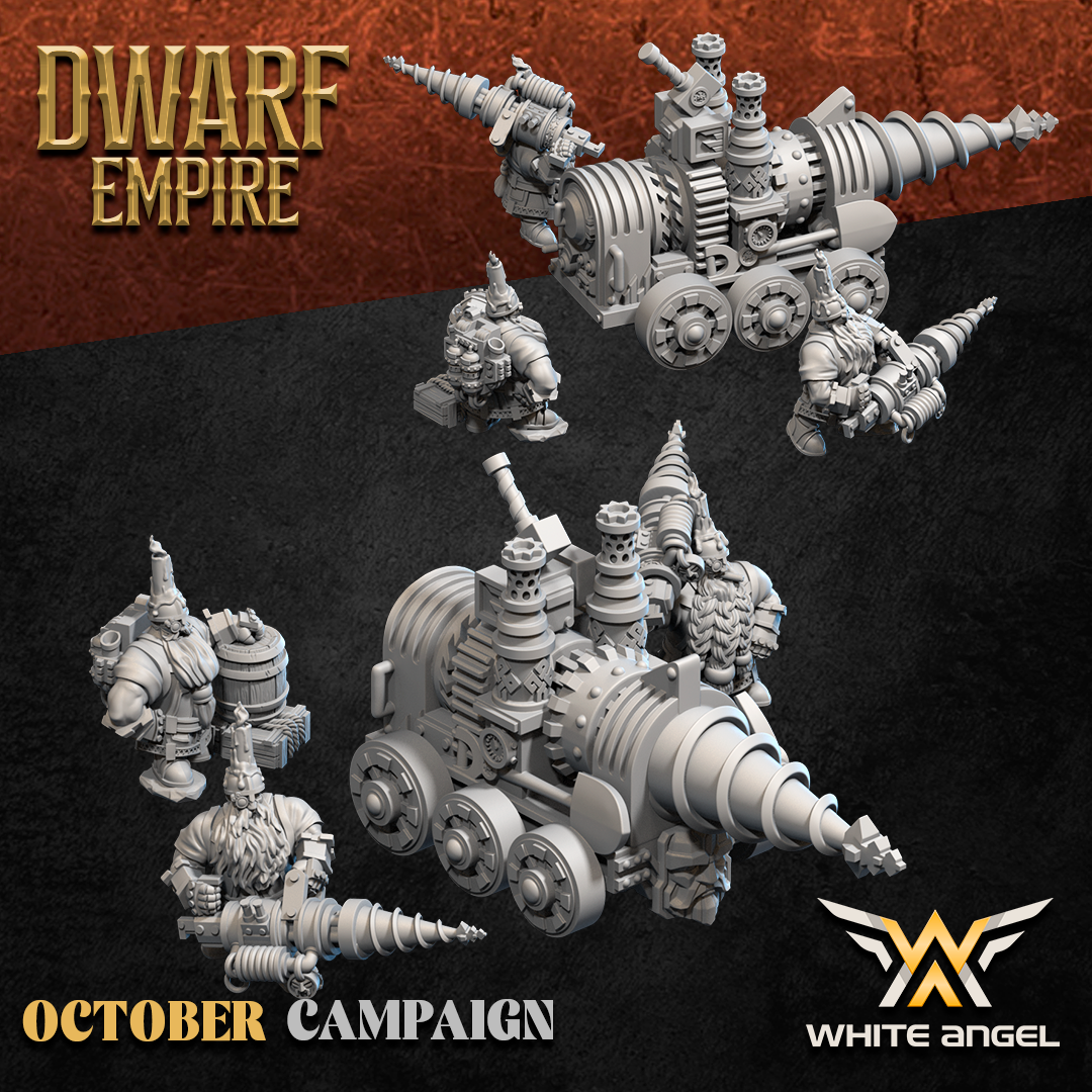 Dwarf Drill Machine, Dwarf Empire - White Angel Miniatures - Image 3
