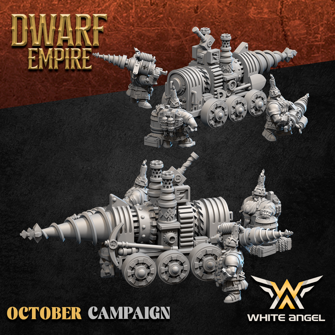 Dwarf Drill Machine, Dwarf Empire - White Angel Miniatures - Image 4