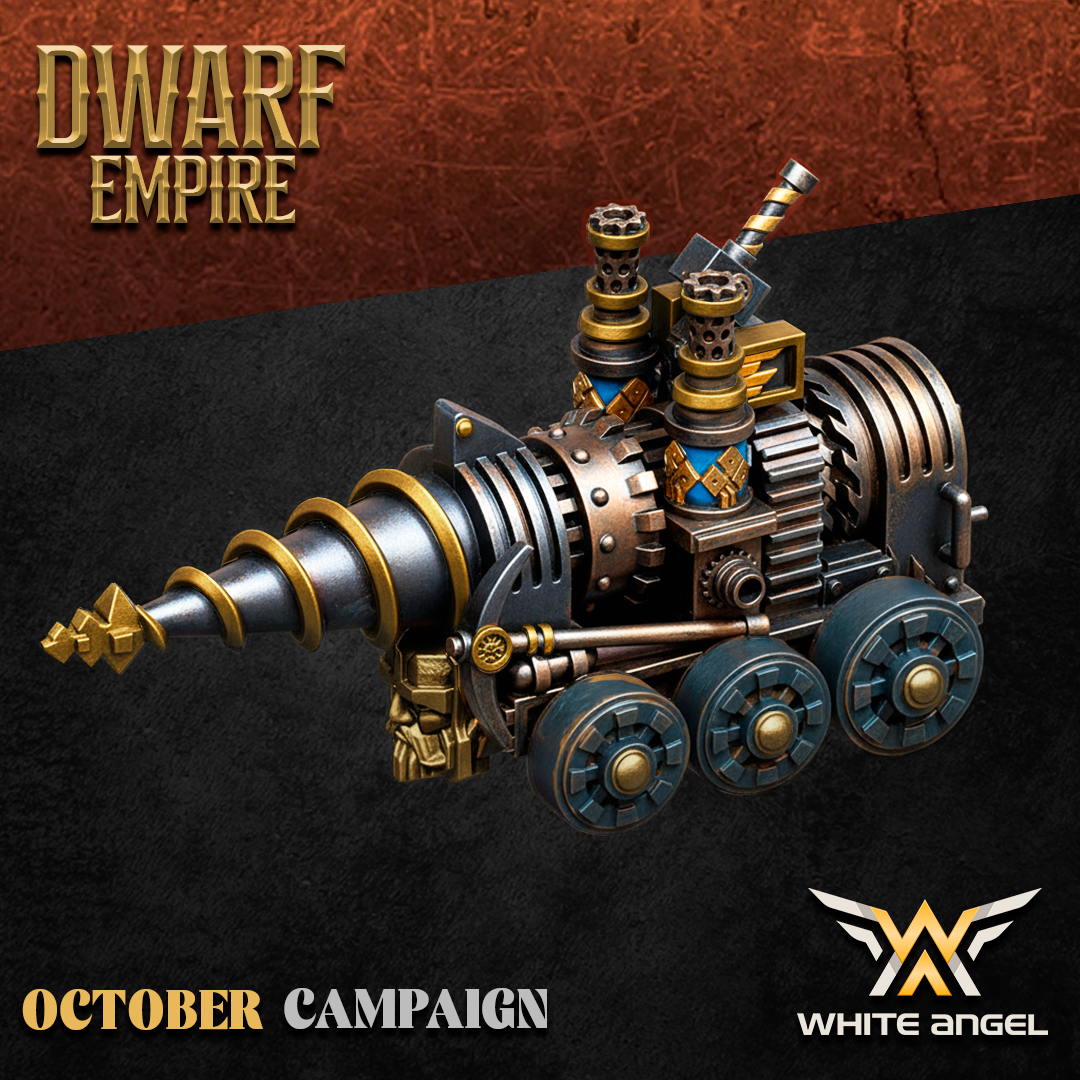 Dwarf Drill Machine, Dwarf Empire - White Angel Miniatures - Image 5