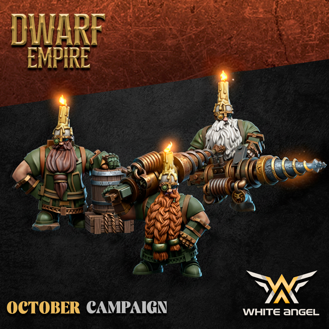 Dwarf Drill Machine, Dwarf Empire - White Angel Miniatures - Image 6