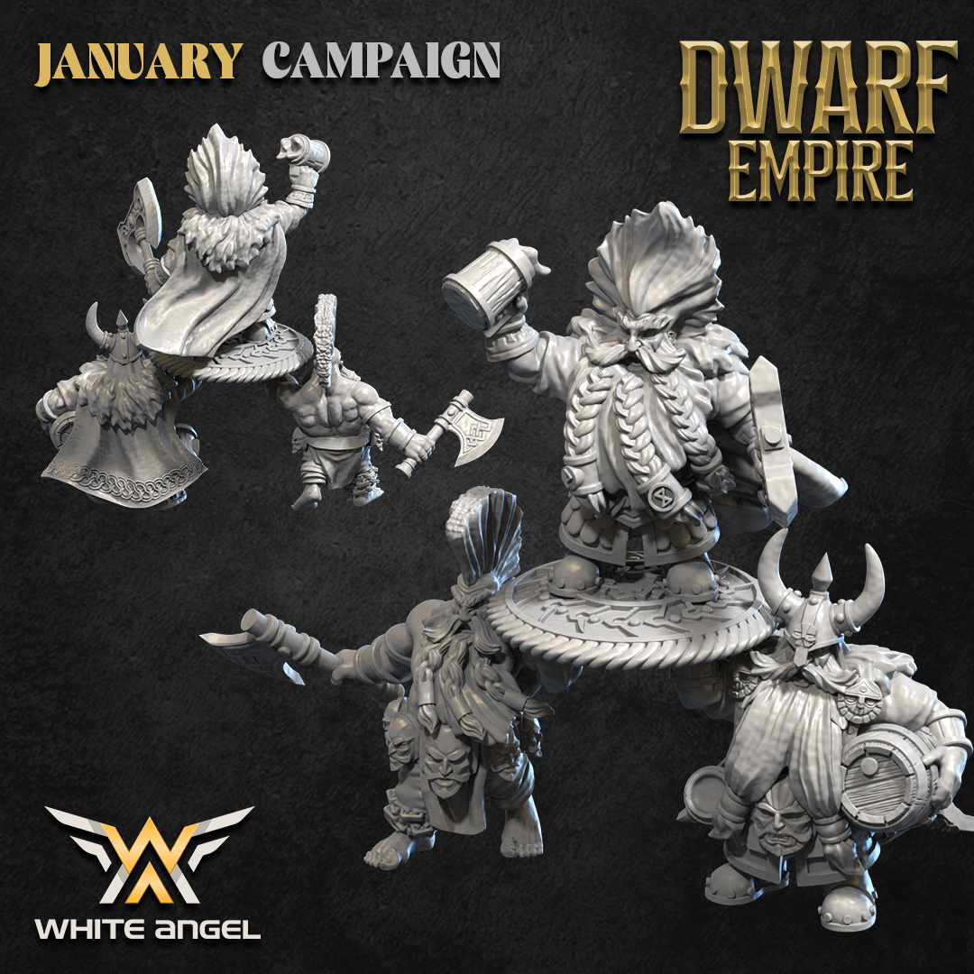 Dwarf Party – Dwarf Empire – White Angel Miniatures - Image 2