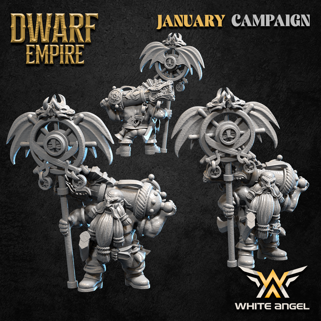 Dwarf Pirate Extra Pack – Dwarf Empire – White Angel Miniatures - Image 4