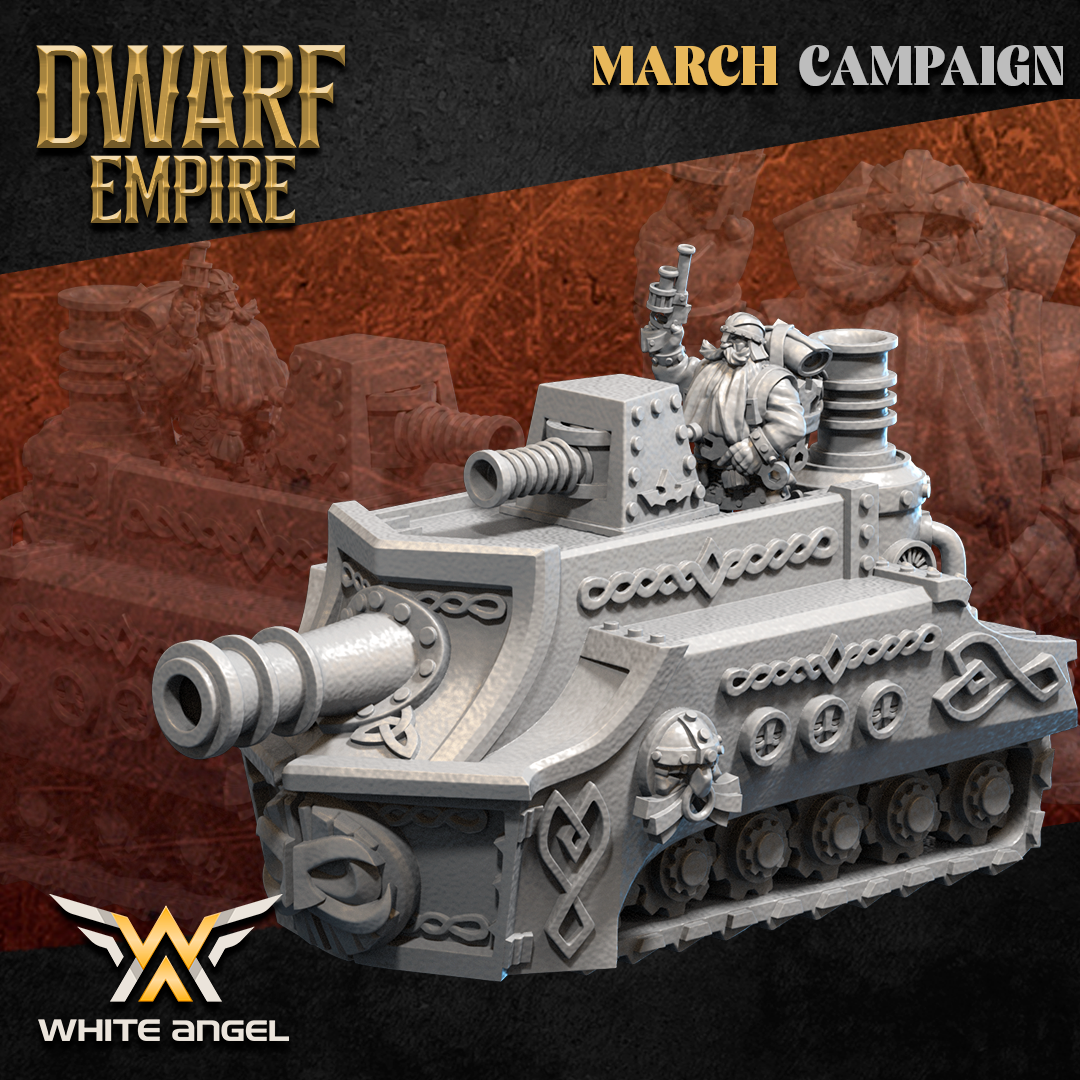 Dwarf Tank, Dwarf Empire - White Angel Miniatures