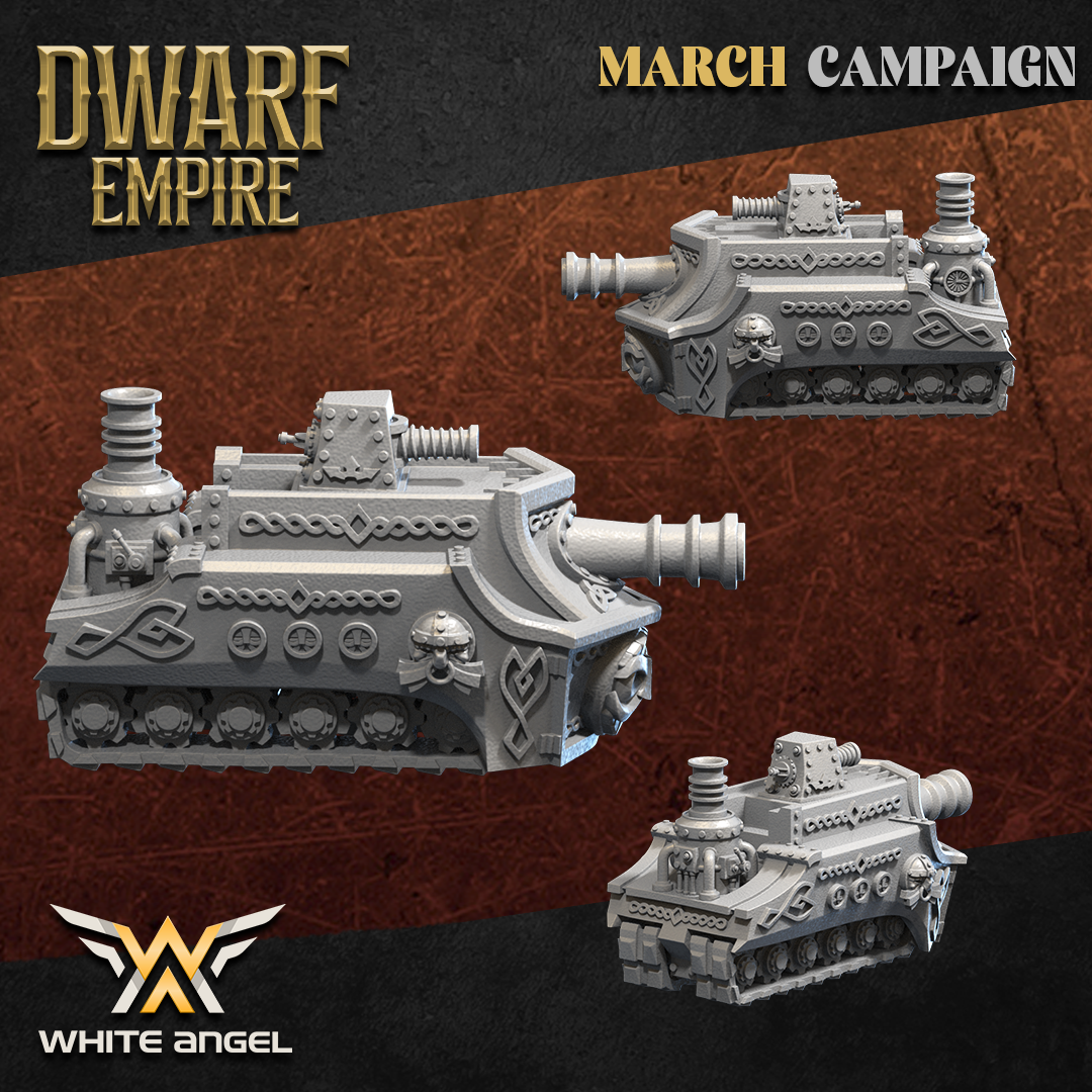 Dwarf Tank, Dwarf Empire - White Angel Miniatures - Image 3