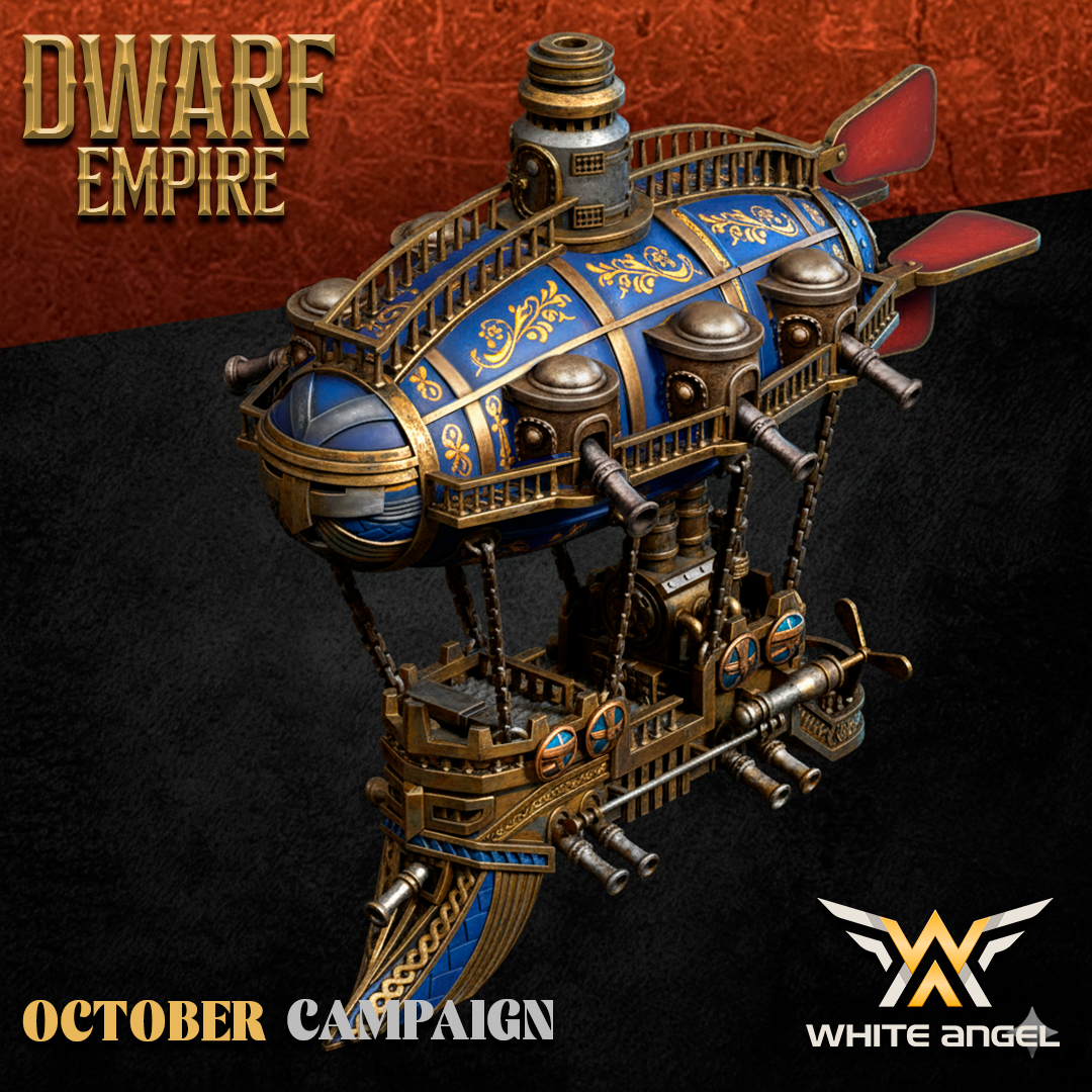 Dwarf Zeppelin Deluxe – Dwarf Empire – White Angel Miniatures - Image 7