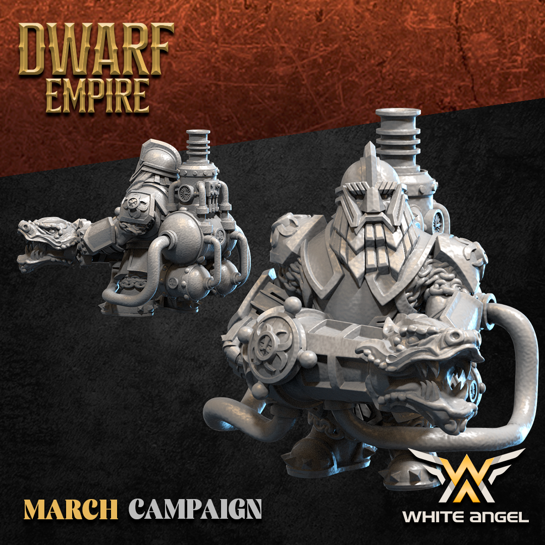 Iron Elite Dragon – Dwarf Empire – White Angel Miniatures - Image 3