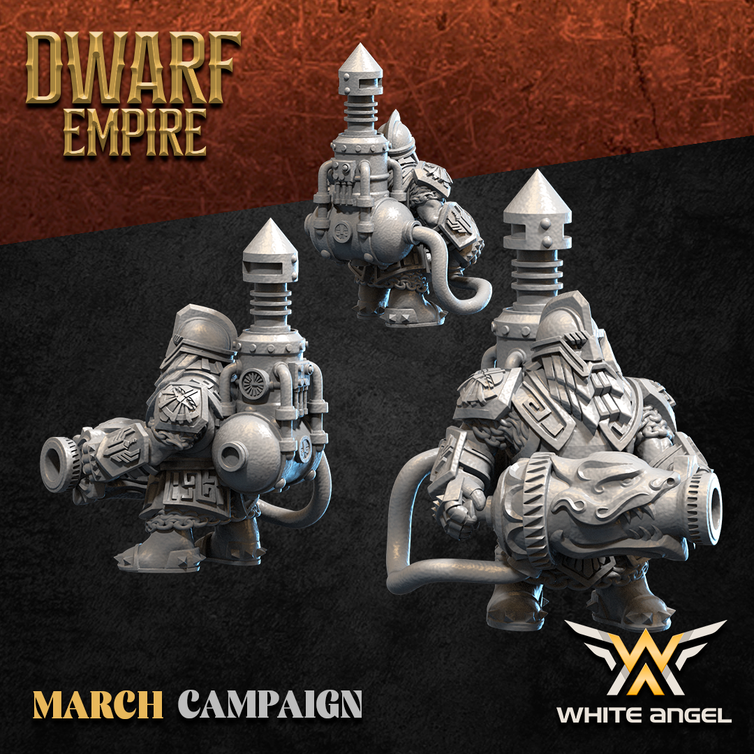 Iron Elite Dragon – Dwarf Empire – White Angel Miniatures - Image 4