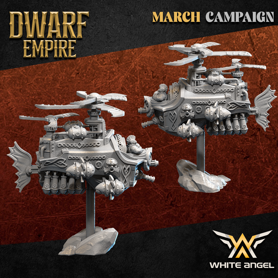Dwarf Iron Gyro, Dwarf Empire - White Angel Miniatures - Image 4
