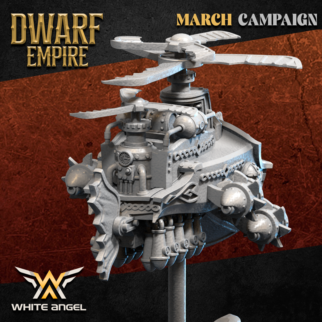 Dwarf Iron Gyro, Dwarf Empire - White Angel Miniatures - Image 5