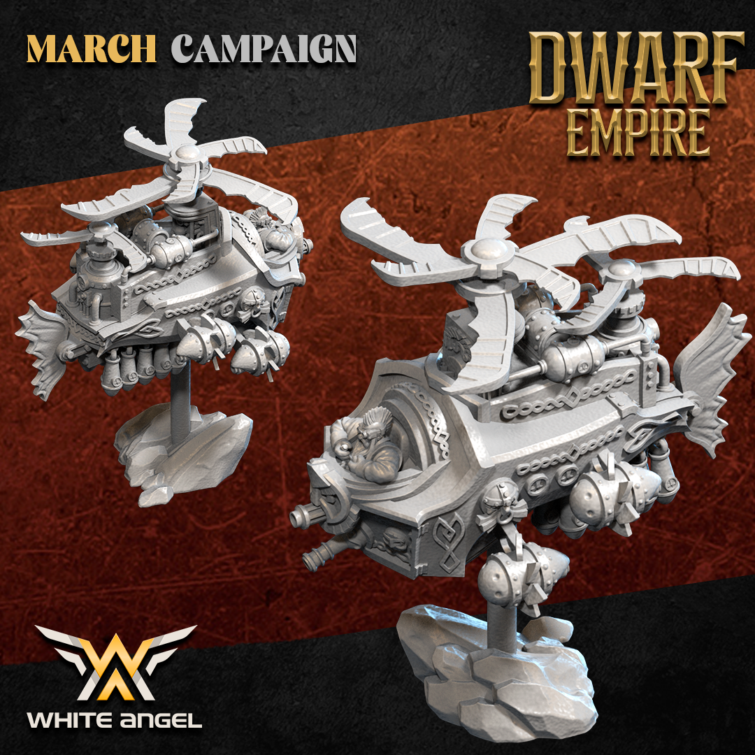 Dwarf Iron Gyro, Dwarf Empire - White Angel Miniatures - Image 6