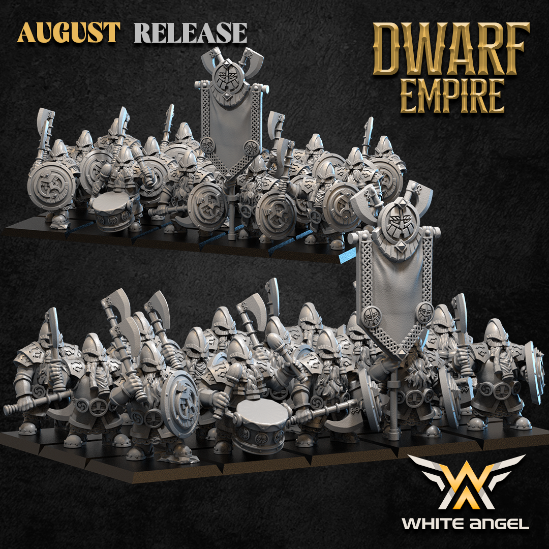 Iron Warrior, Dwarf Empire, White Angel Miniatures