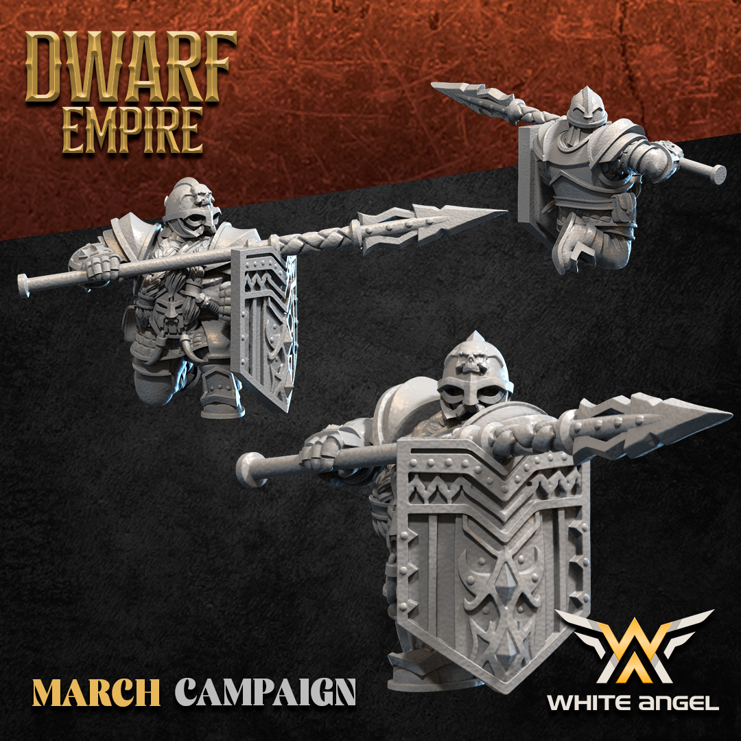 Oriental Pikedwarf, Dwarf Empire, White Angel Miniatures - Image 3