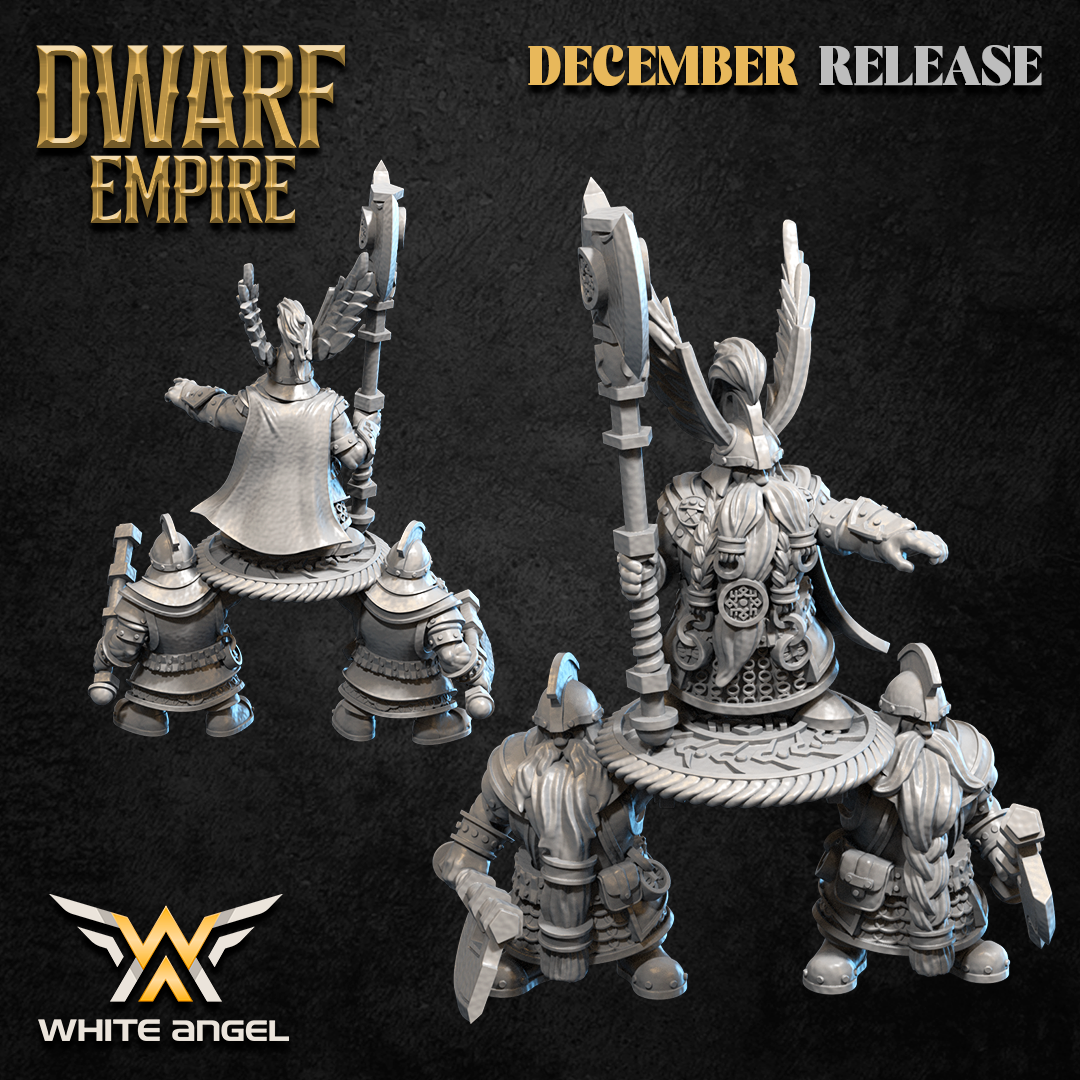 The Great Dwarf Chief, Dwarf Empire - White Angel Miniatures - Image 4