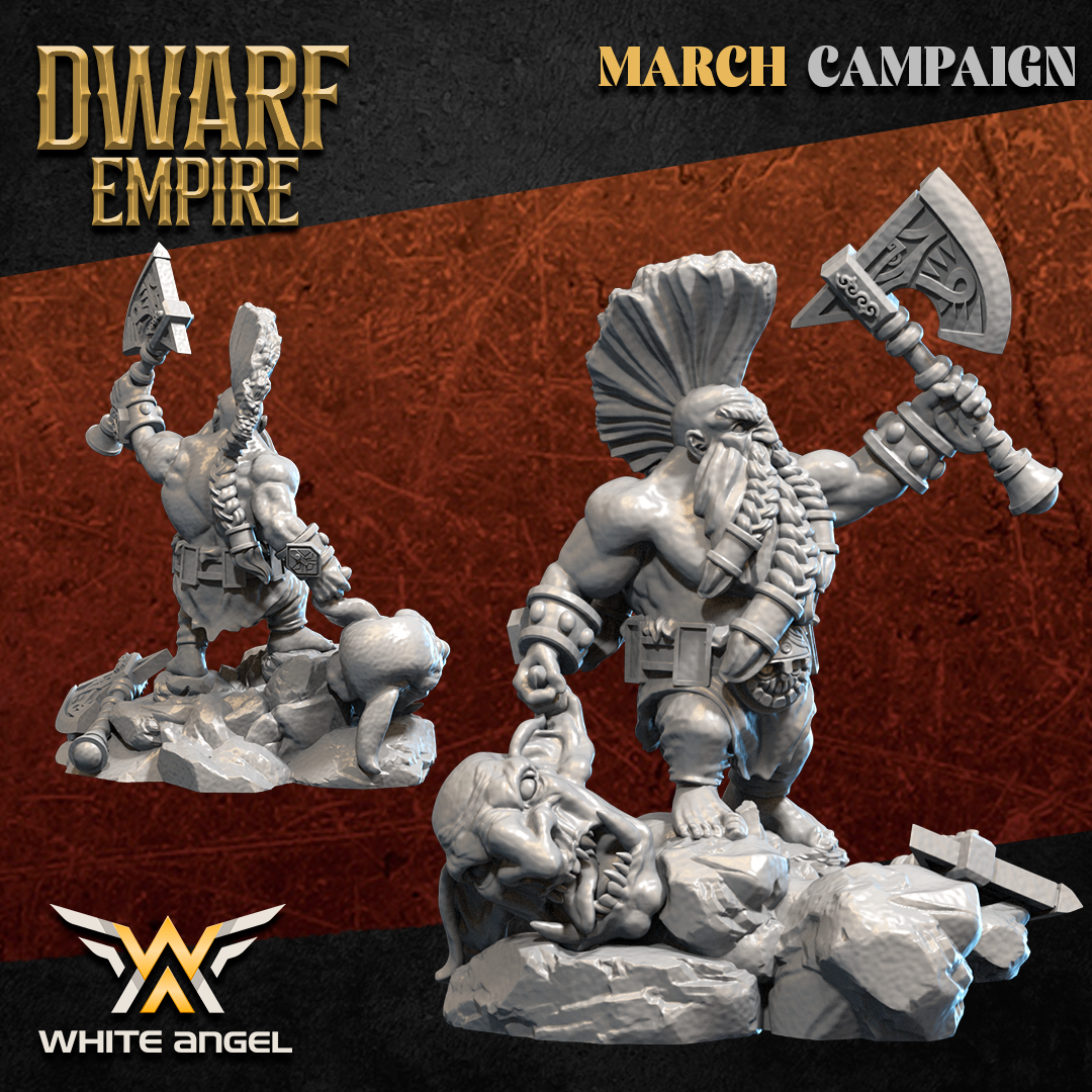 Troll Killer, Dwarf Empire - White Angel Miniatures - Image 4