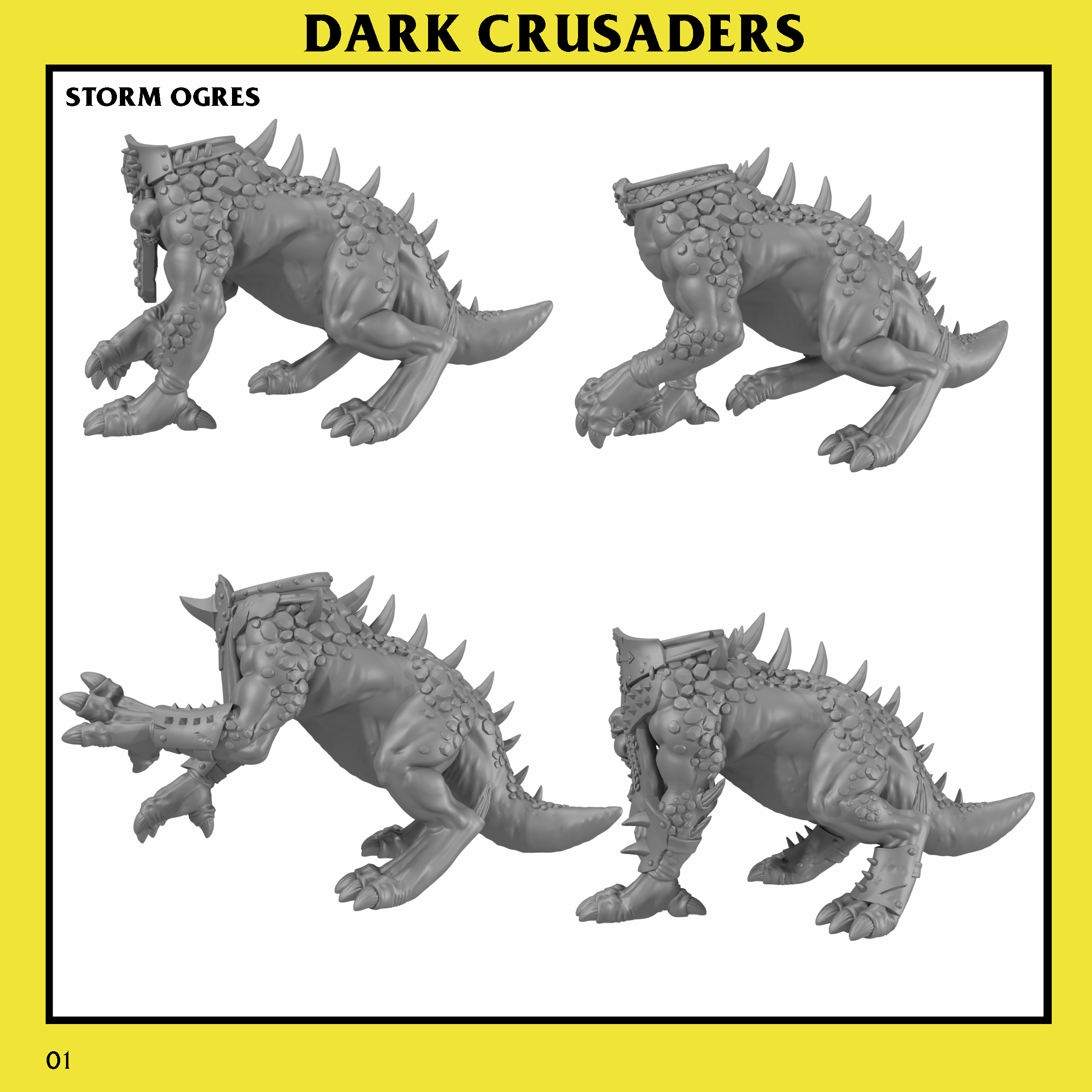 Storm Ogres Unit, Dark Crusaders – Monstrous Encounters - Image 3