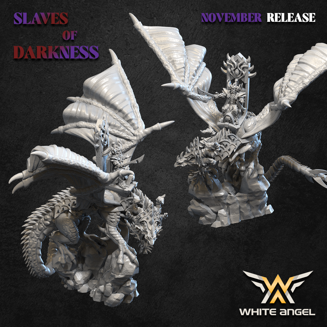 Dark Emperor Dragon, Slaves of Darkness- White Angel Miniatures - Image 3
