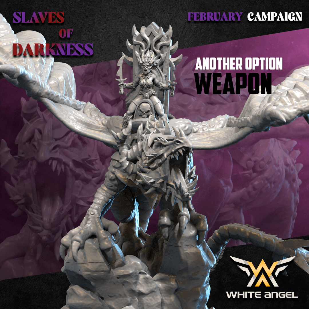 Dark Mother Dragon, Slaves of Darkness- White Angel Miniatures - Image 3