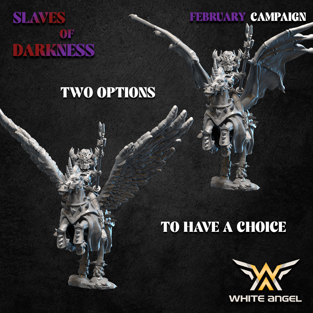 Dark Mother Pegasus, Slaves of Darkness- White Angel Miniatures - Image 5
