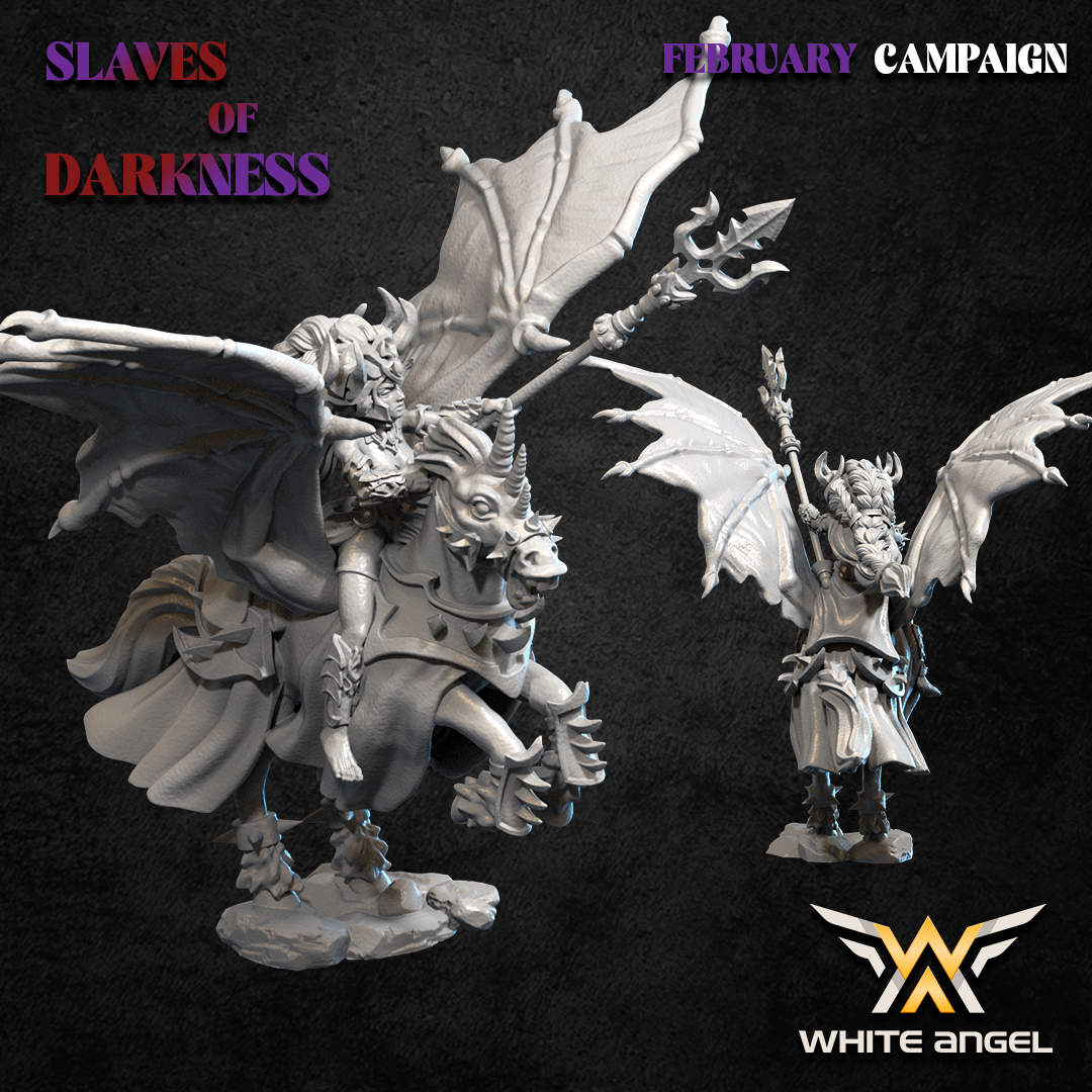 Dark Mother Pegasus, Slaves of Darkness- White Angel Miniatures - Image 6