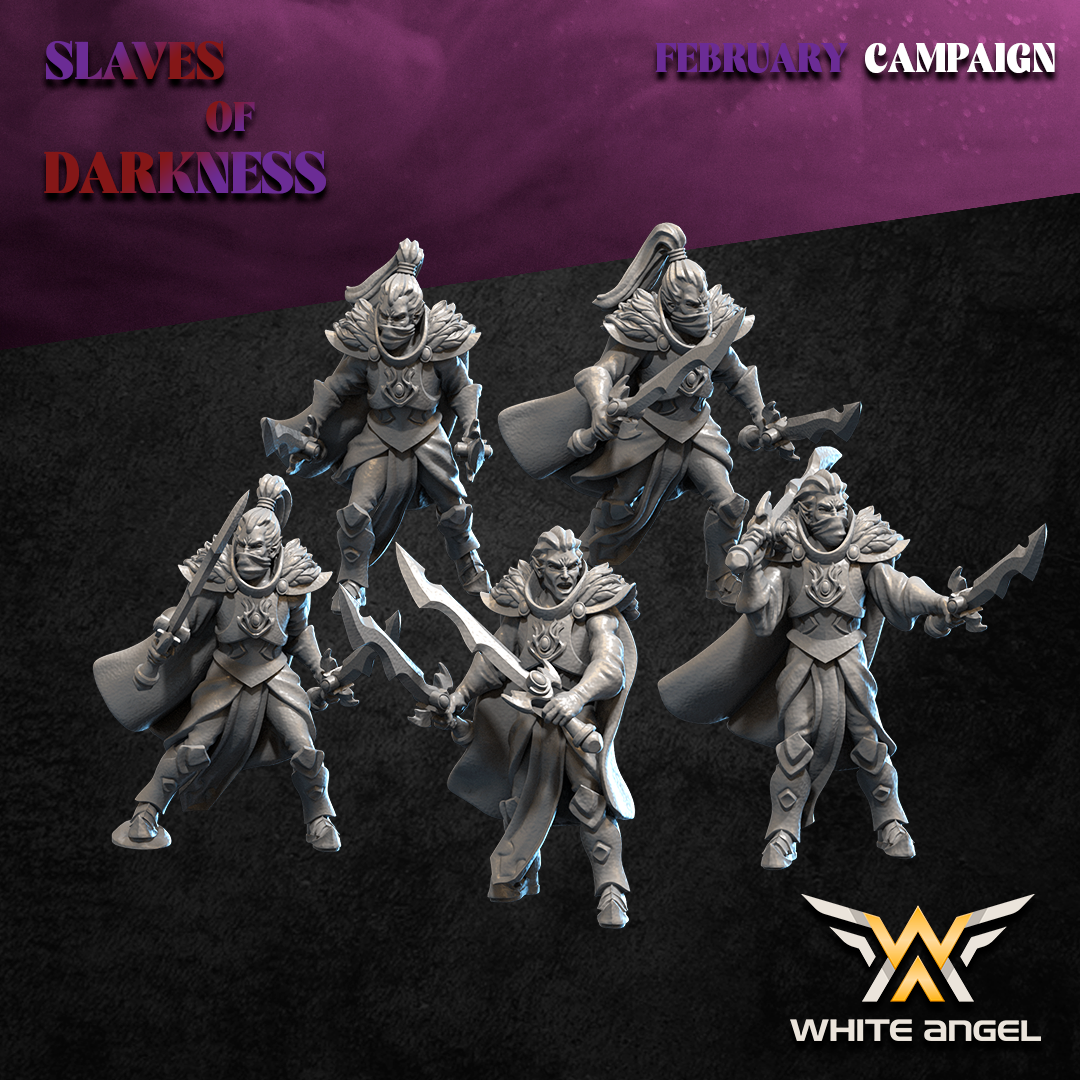 Shadow with Dual Swords, Slaves of Darkness, White Angel Miniatures