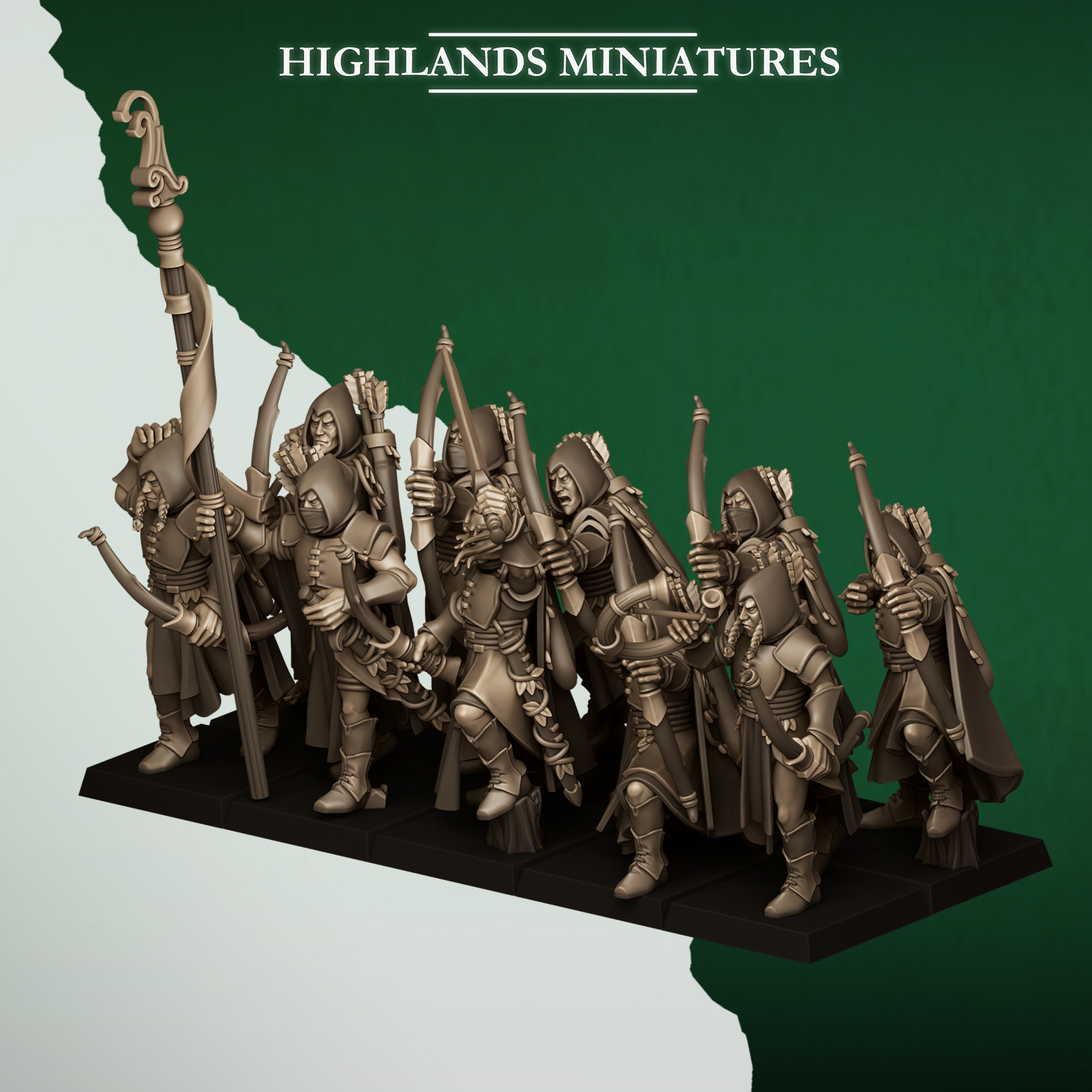 Feral Archers, Feral Elves - Highlands Miniatures - Image 6