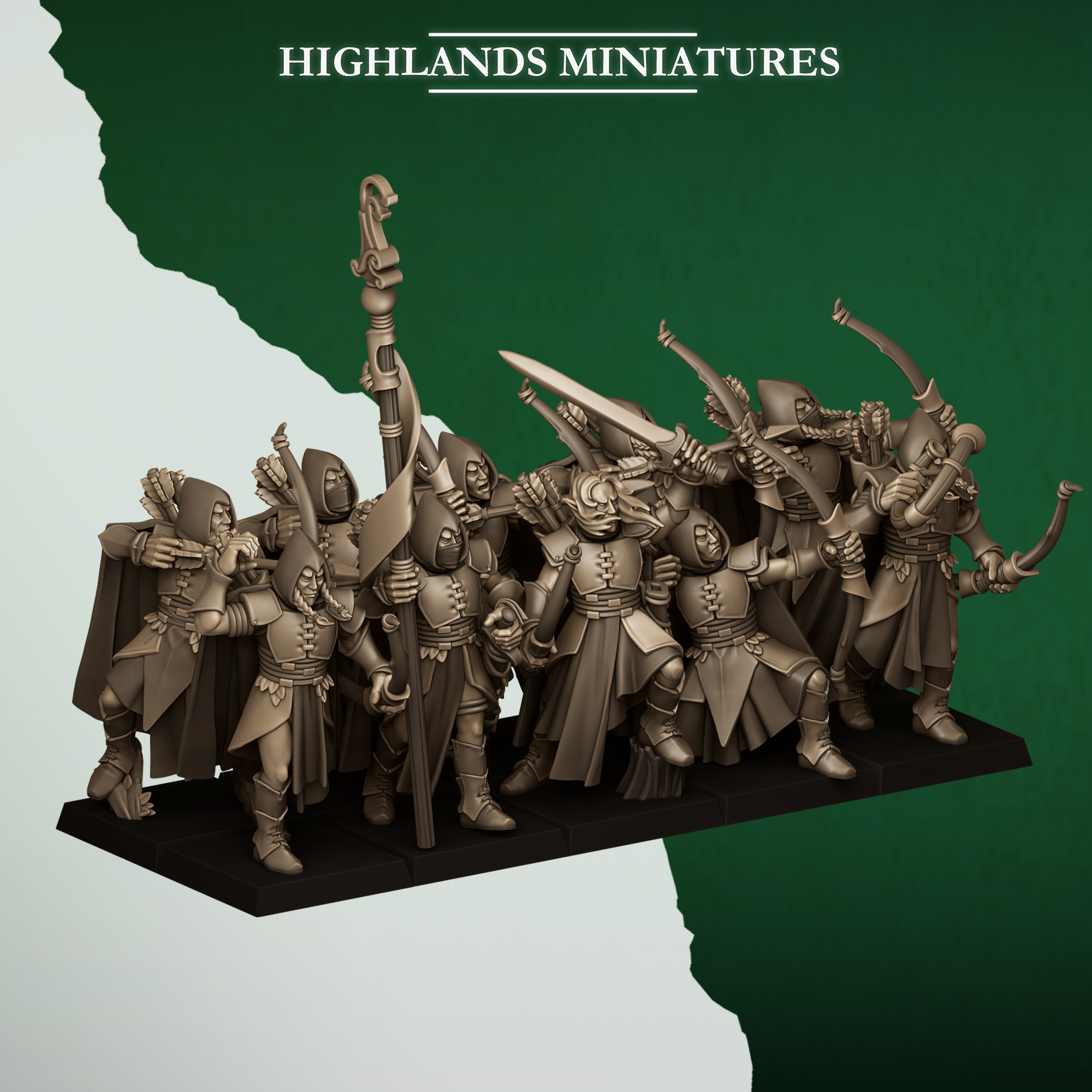 Feral Archers, Feral Elves - Highlands Miniatures - Image 7