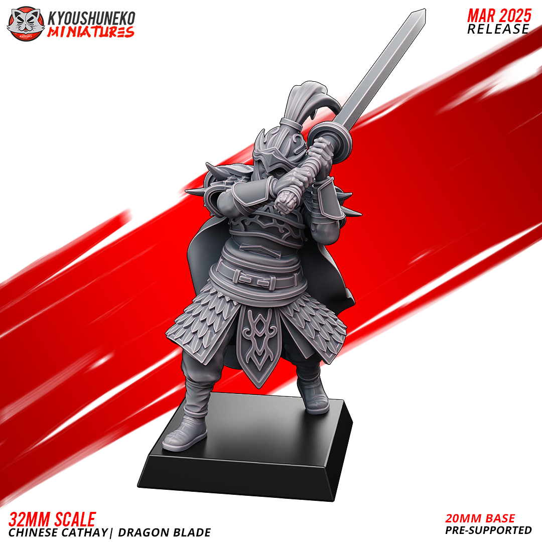 Dragon Blade Warriors, Chinese Cathay, Kyoushuneko Miniatures - Image 8