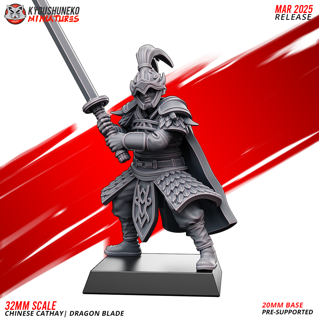 Dragon Blade Warriors, Chinese Cathay, Kyoushuneko Miniatures - Image 9