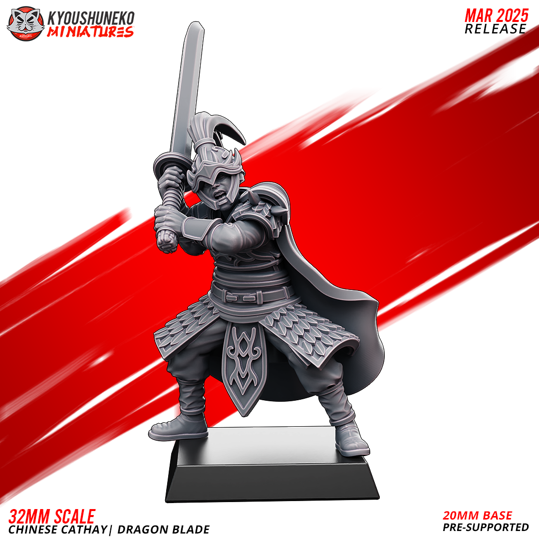 Dragon Blade Warriors, Chinese Cathay, Kyoushuneko Miniatures - Image 10