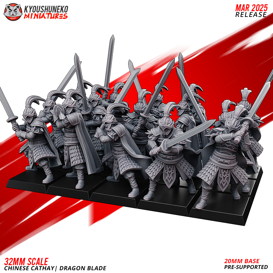 Dragon Blade Warriors, Chinese Cathay, Kyoushuneko Miniatures - Image 11