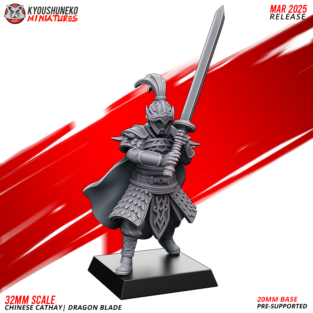 Dragon Blade Warriors, Chinese Cathay, Kyoushuneko Miniatures - Image 12