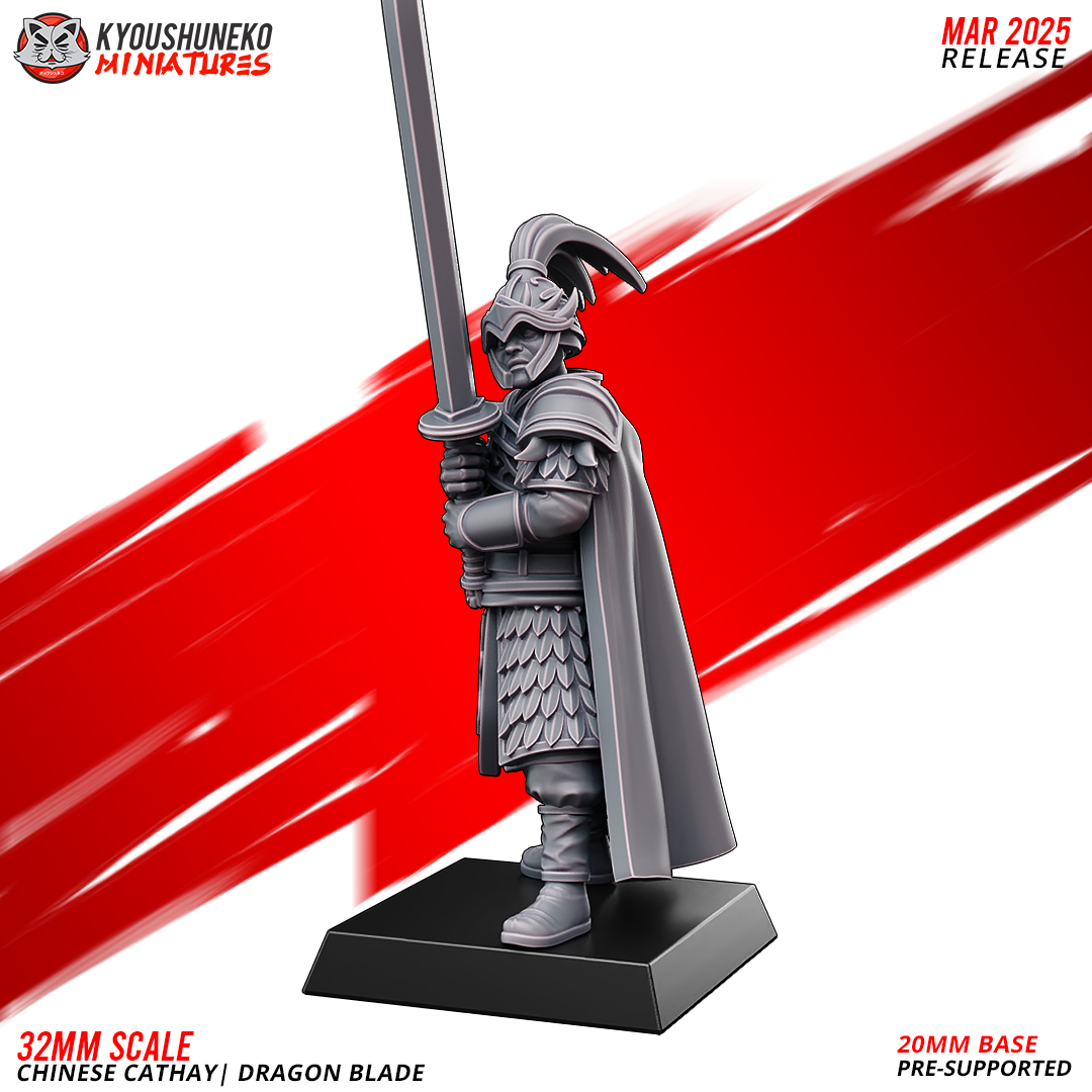Dragon Blade Warriors, Chinese Cathay, Kyoushuneko Miniatures - Image 4