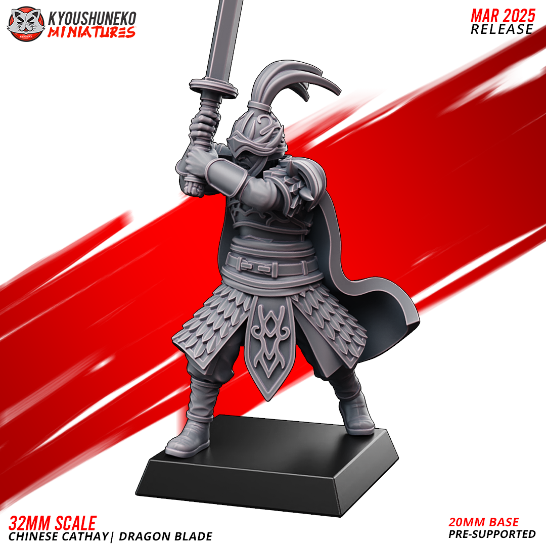 Dragon Blade Warriors, Chinese Cathay, Kyoushuneko Miniatures - Image 5