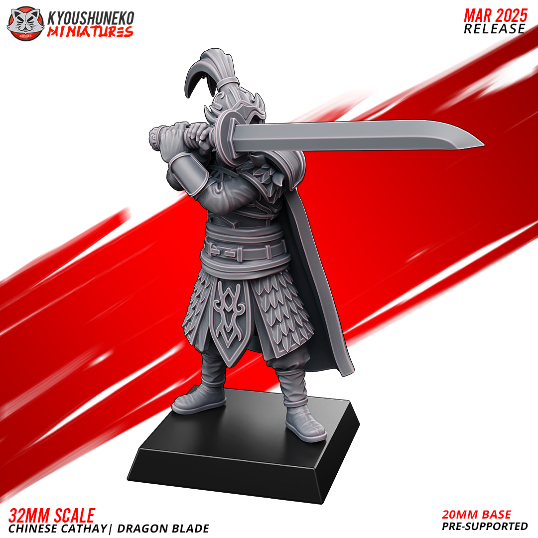Dragon Blade Warriors, Chinese Cathay, Kyoushuneko Miniatures - Image 6
