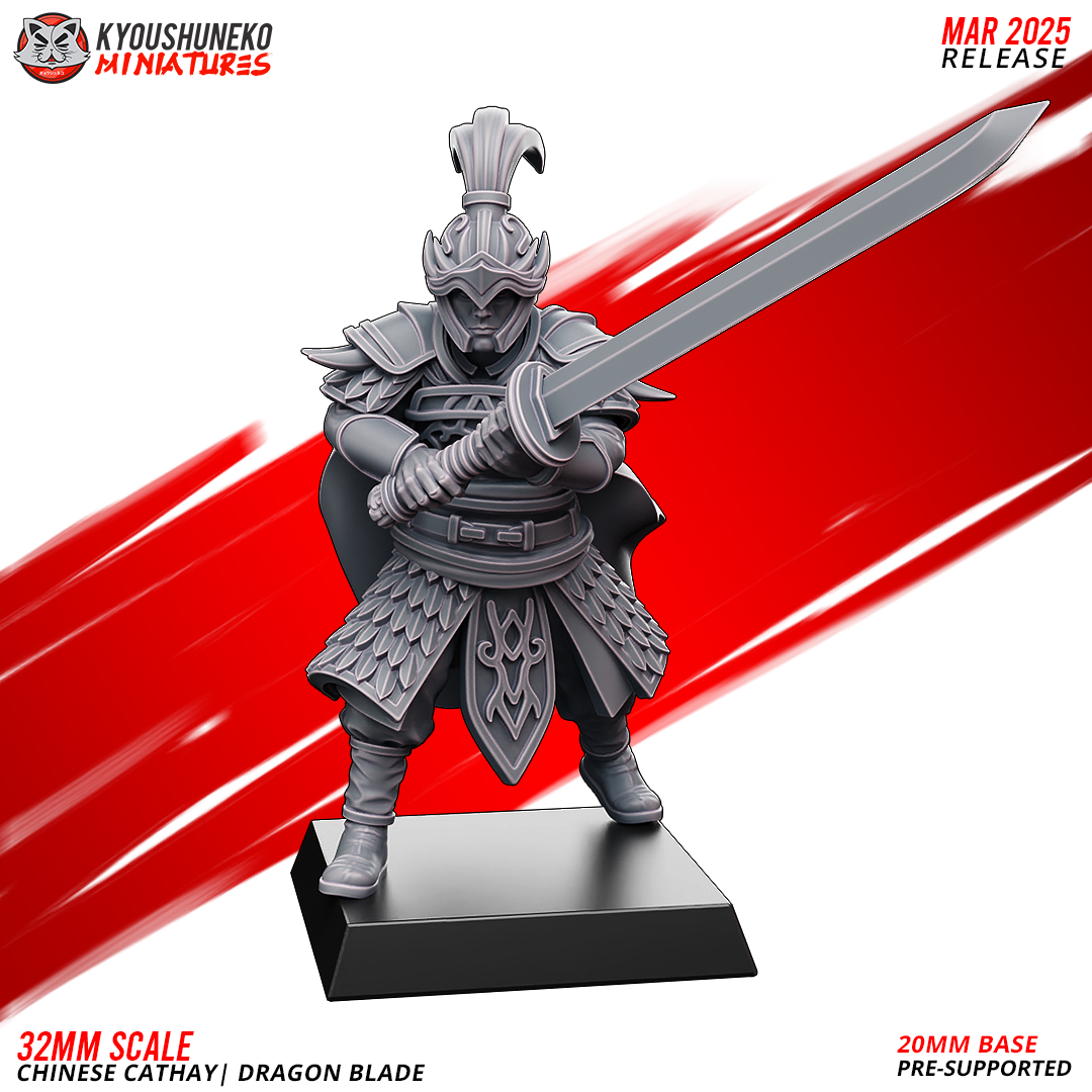 Dragon Blade Warriors, Chinese Cathay, Kyoushuneko Miniatures - Image 7