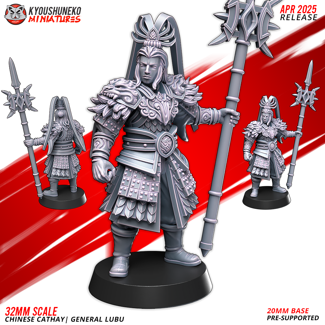 General Lu Bu, Chinese Cathay, Kyoushuneko Miniatures