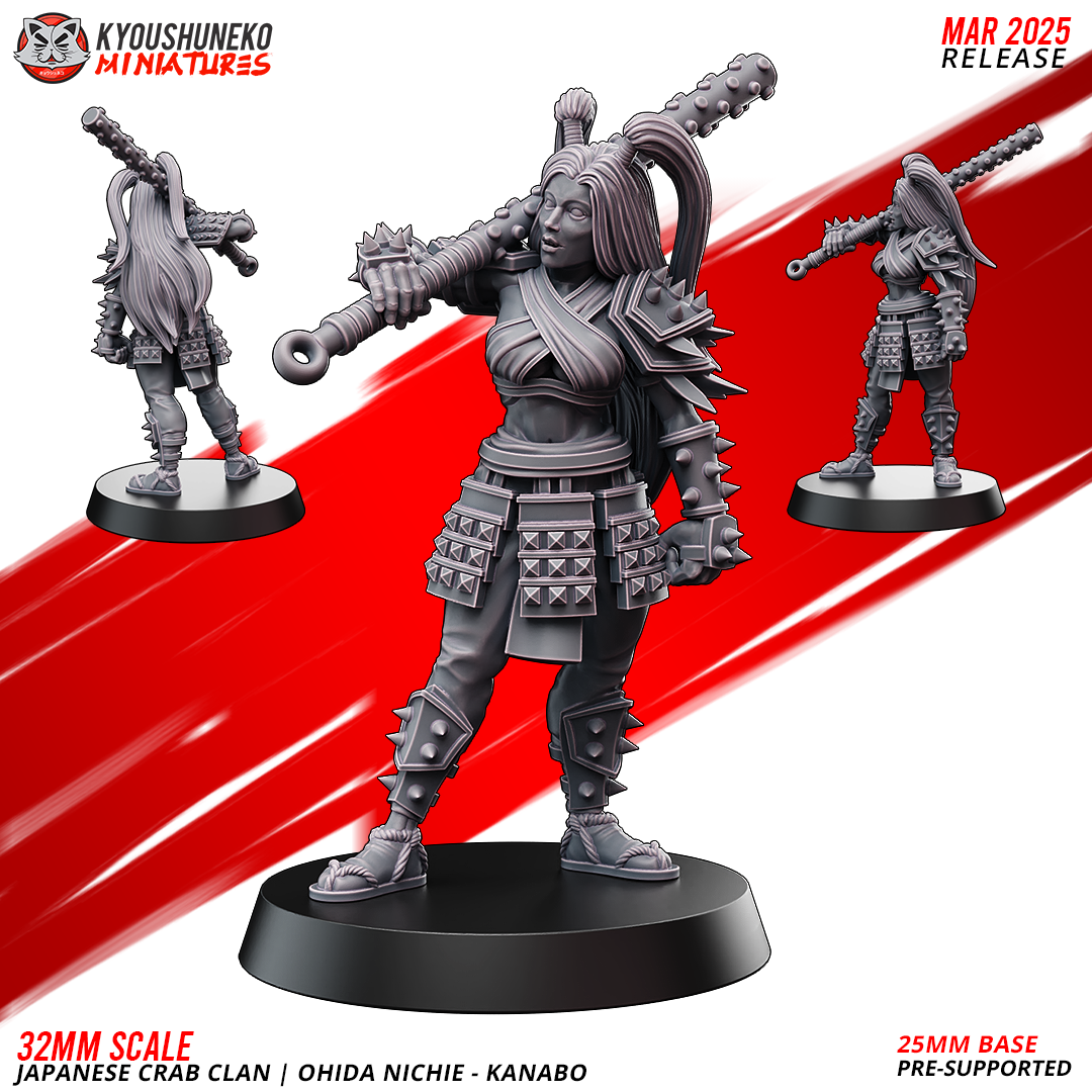 Ohida Nichie - Kanabo, Japanese Crab Clan, Kyoushuneko Miniatures